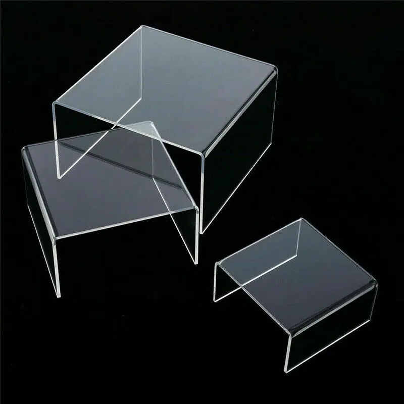 3 шт. прозрачная акриловая стойка для демонстрации ювелирных изделий|Упаковка и