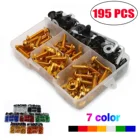 Для BMW F850GS F650GS R1200GS R1250GS R1200RT K1200R K1200S K1600GTGTL F800R ЧПУ полный обтекатель Болты Комплект болты для кузовных работ гайка