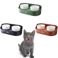 cat bowl dog water feeder bowl cat kitten drinking fountain food dish pet bowl goods automatic water feeder for cat dod