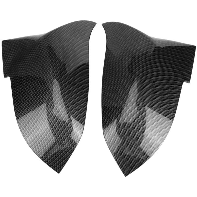 2 предмета из углеродного волокна автомобиля крышка зеркала заднего вида Кепки в