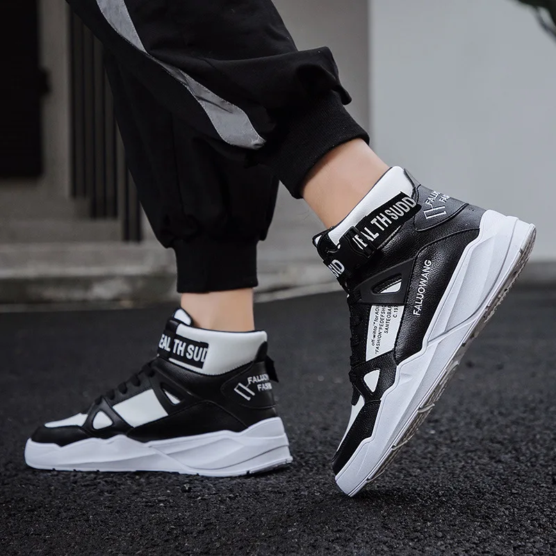 Мужская модная обувь Высокие кроссовки Сезон весна Новинка высокого качества