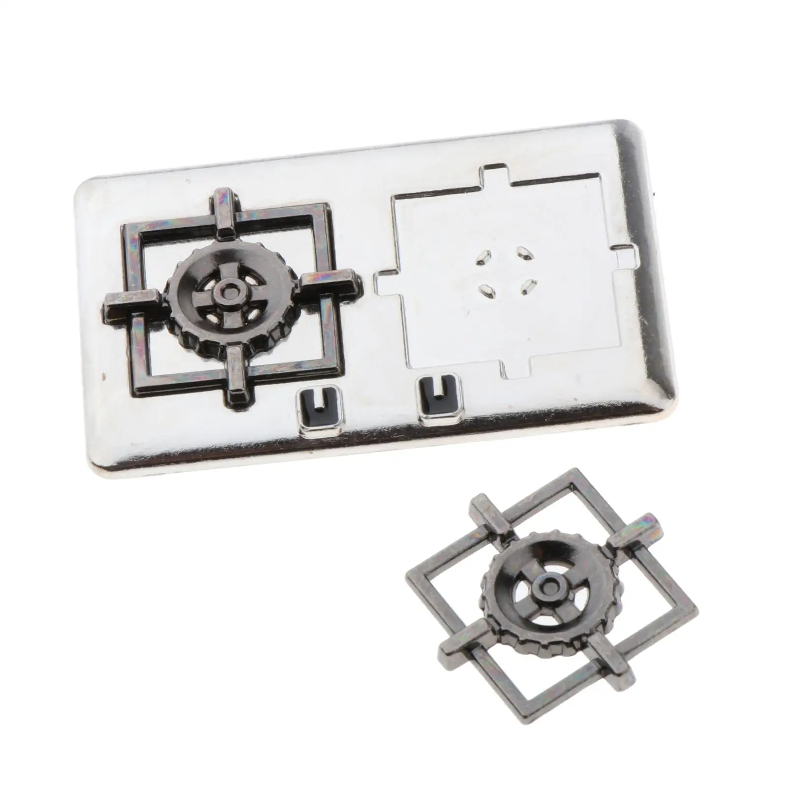 

1/12 кукольный домик, металлическая газовая плита, Детская кукла, кухонная мебель, Декор