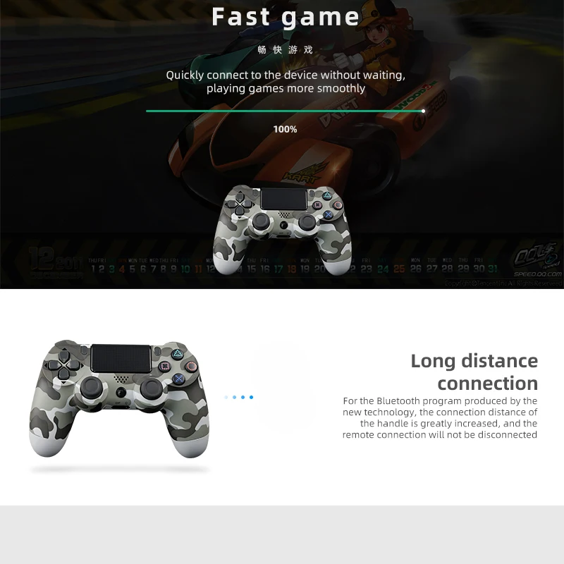 Retro video game console player handheld port For PS4 Gamepad Controller Bluetooth-compatible Vibration Joysticks | Электроника