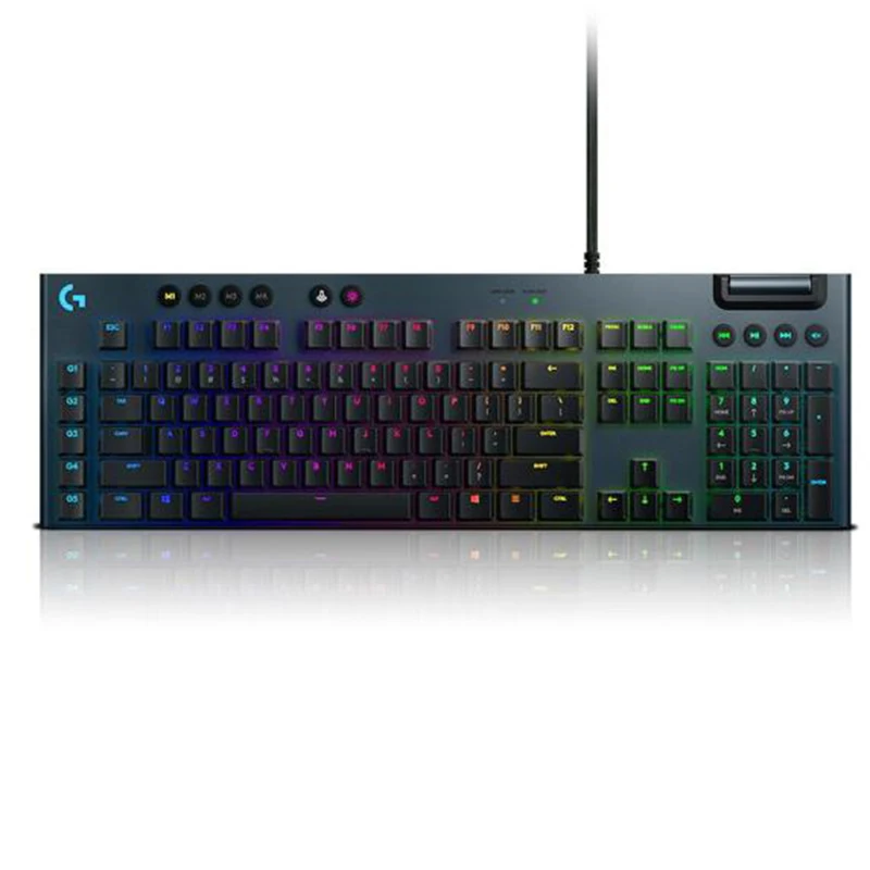 Клавиатура Logitech G813 RGB Механическая игровая короткоосевая полноразмерная