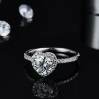 Eternal Love Moissanite Diamond Ring 3