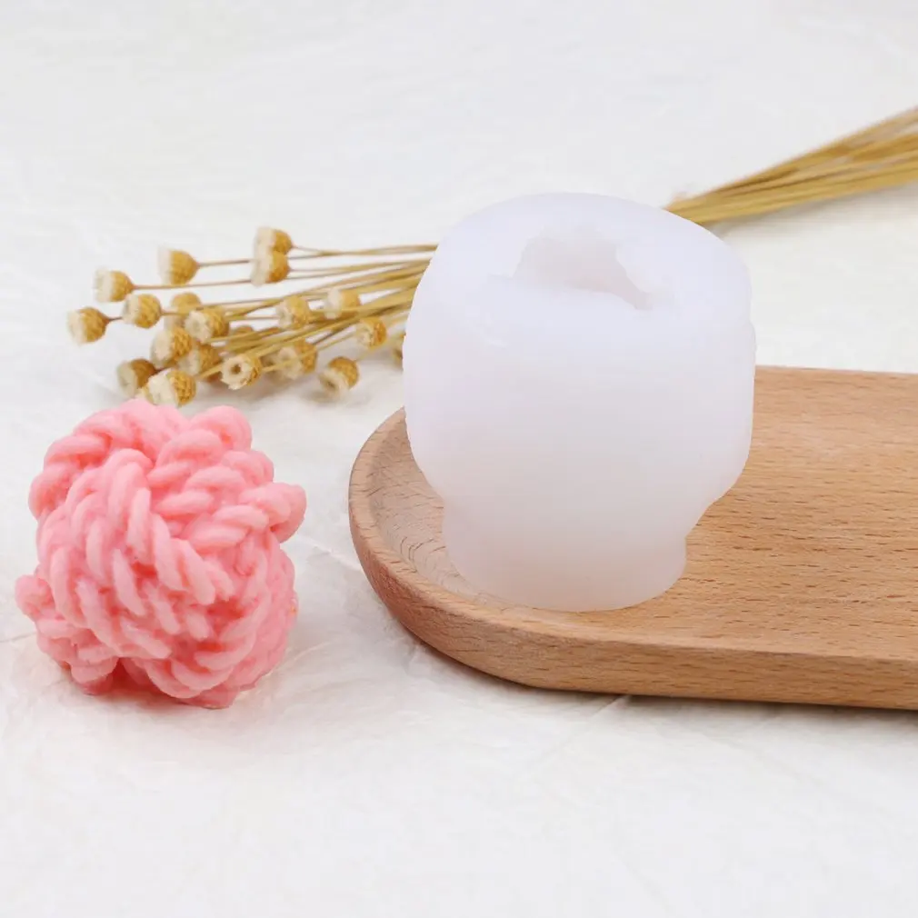 

Hot Newest 3D Silicone Resin Mold Soy Resin Mold Wool Ball Candle Mold Silicone Candle Mold Candle Candle Mold Handmade Ball