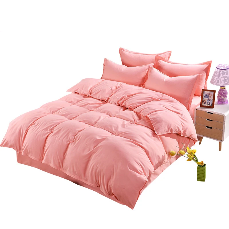 Jadegreen 1PC Aloe Cotton Duvet Cover Soild Quit Cover Skin Care Bedclothes Home Decor Comforter Cover Double Queen King - Цвет: Jadegreen