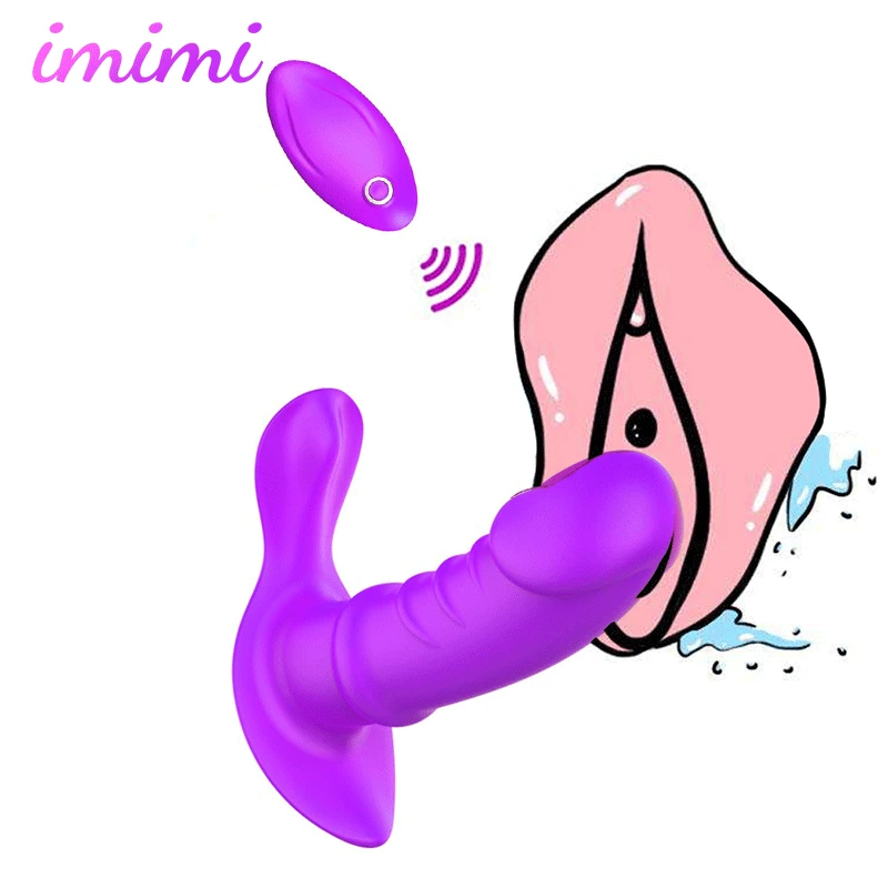 12 Скоростей мощный нагревательный носимый фаллоимитатор бабочка вагинальный