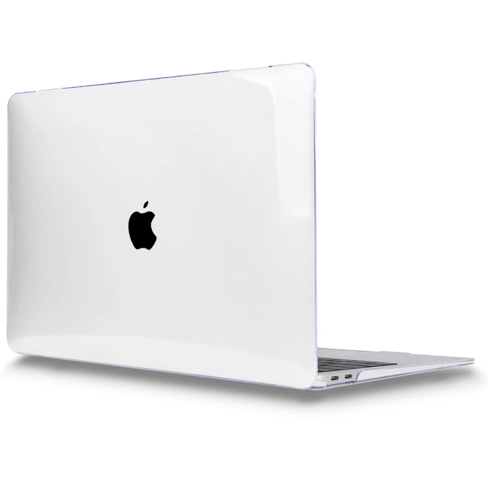 Clear transparent Русский склад матовый и кристально чистый жесткий чехол для Macbook Air 13 A1466 Pro 13 15 Air 11 Защитная пленка для клавиатуры - Цвет: Clear transparent