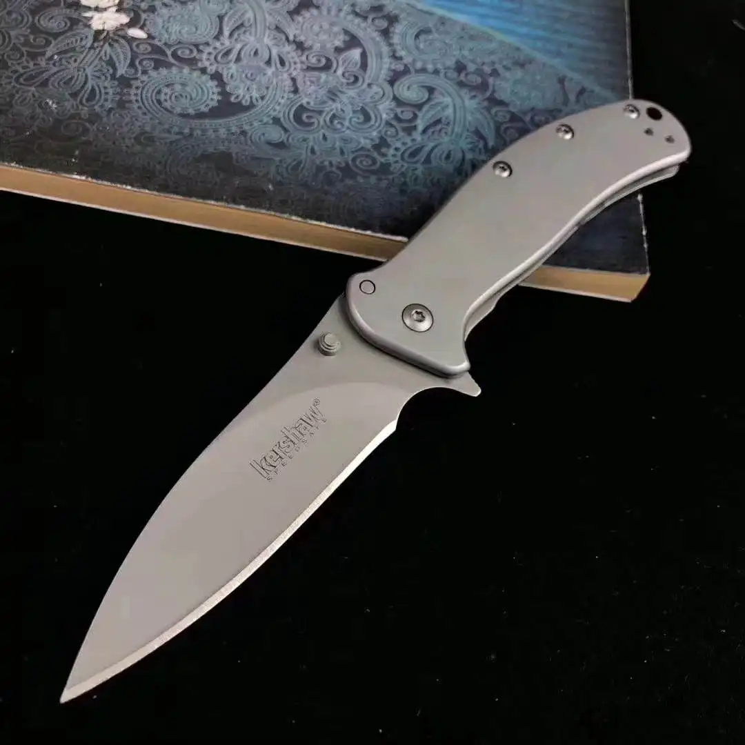 

Kershaw 1730 Folding Utility Knife EDC Pocket Knife 8cr17 Folding Blade Carbon Black Handle Outdoor Tactical Survival Tool
