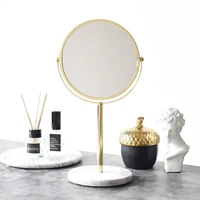 marble makeup mirror girl heart mirror desktop princess mirror web celebrity creative desktop dressing mirror