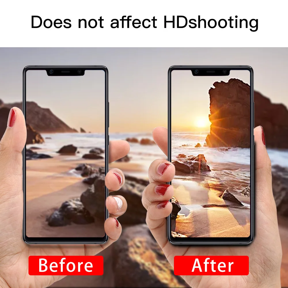9D полное покрытие для Red mi Note 7 Pro задняя камера Объектив Закаленное стекло