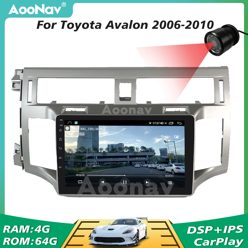 

Автомобильный радиоприемник для Toyota Avalon 2006-2010, беспроводной, Wi-Fi, GPS-навигация, стерео, мультимедийный плеер, головное устройство, 2 Din, Автора...