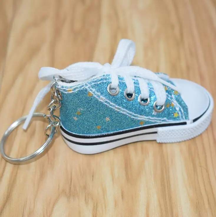 Брелок для ключей женский с блестками милая миниатюрная холщовая сувенирная