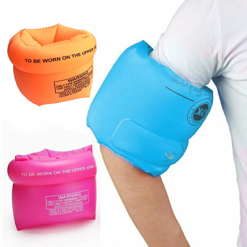 2 шт ПВХ надувные детские плавательные кольца плавающие двойные рукава подушки