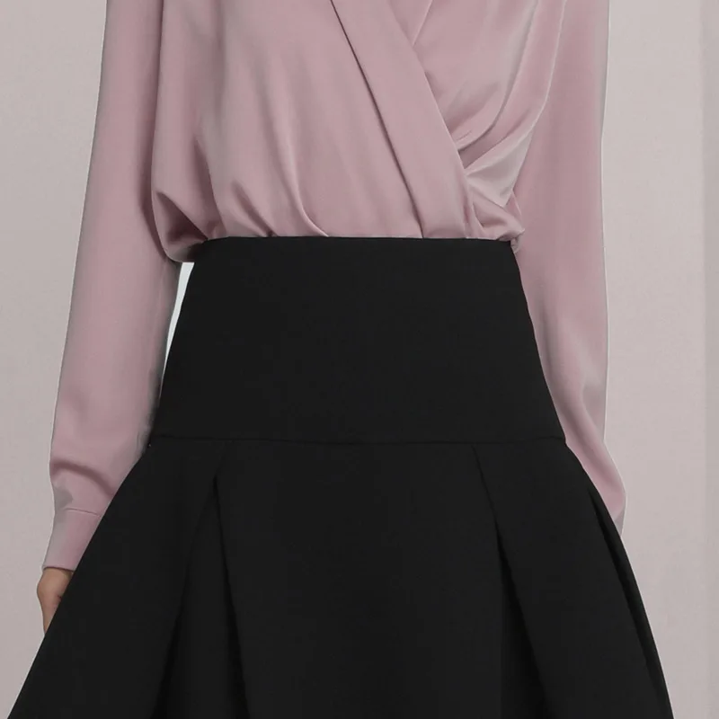 Женский офисный костюм из 2 предметов Max Spri модный топ с v образным вырезом и