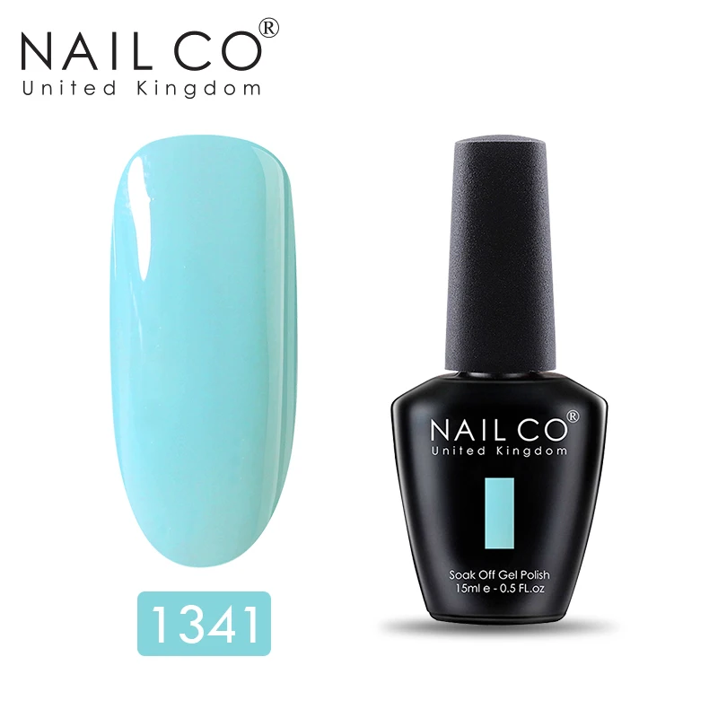 1341 NAILCO синяя серия лаков для ногтей 150 чистый цвет стойкий лак для ногтей Гибридный Esmalte дизайн ногтей гель лак - Цвет: 1341