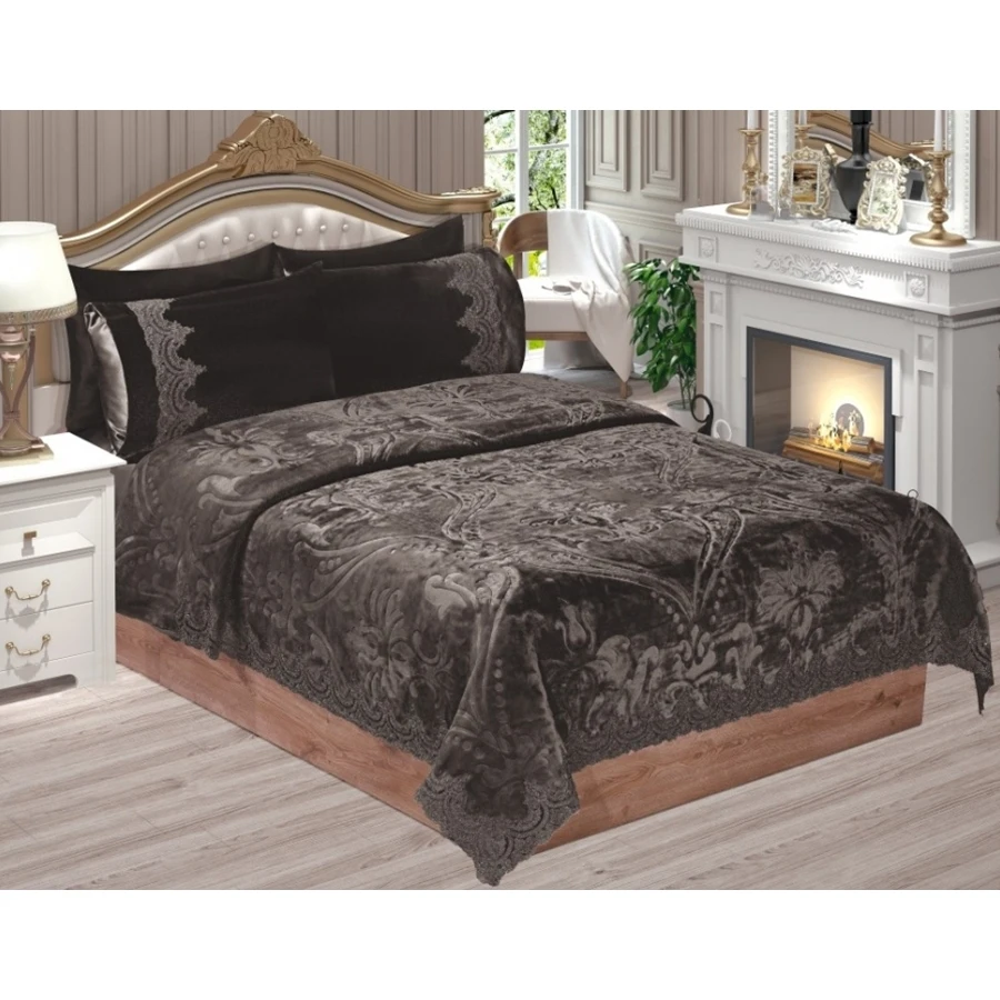 

Mahidevran Blanket-6 Piece Black