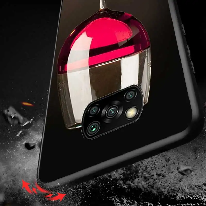 

Beer Wine Fashion For Xiaomi Redmi K30 K30S Mi 10T Lite Pro Poco X3 NFC X2 M3 M2 F2 Pro C3 F1 Soft Black Phone Case