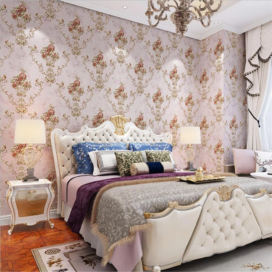 Обои из толстого тисненого материала атмосферные американские нетканые обои