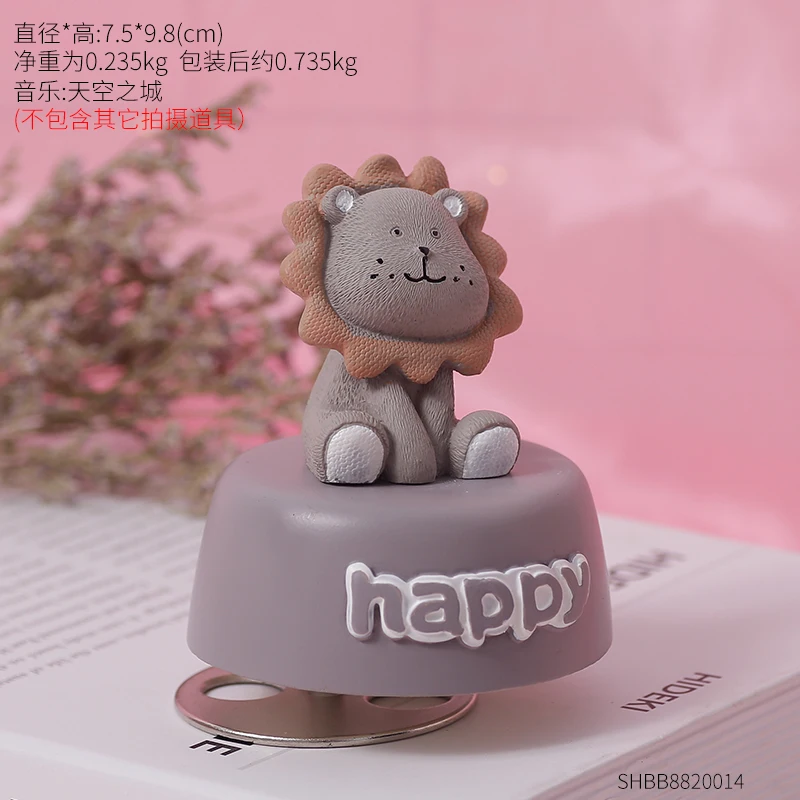 Милая маленькая розовая Персонализированная Музыкальная шкатулка