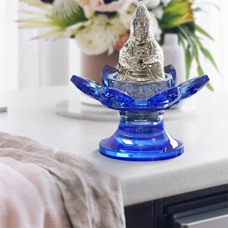 Силиконовый подсвечник в виде лотоса для украшения дома | Дом и сад