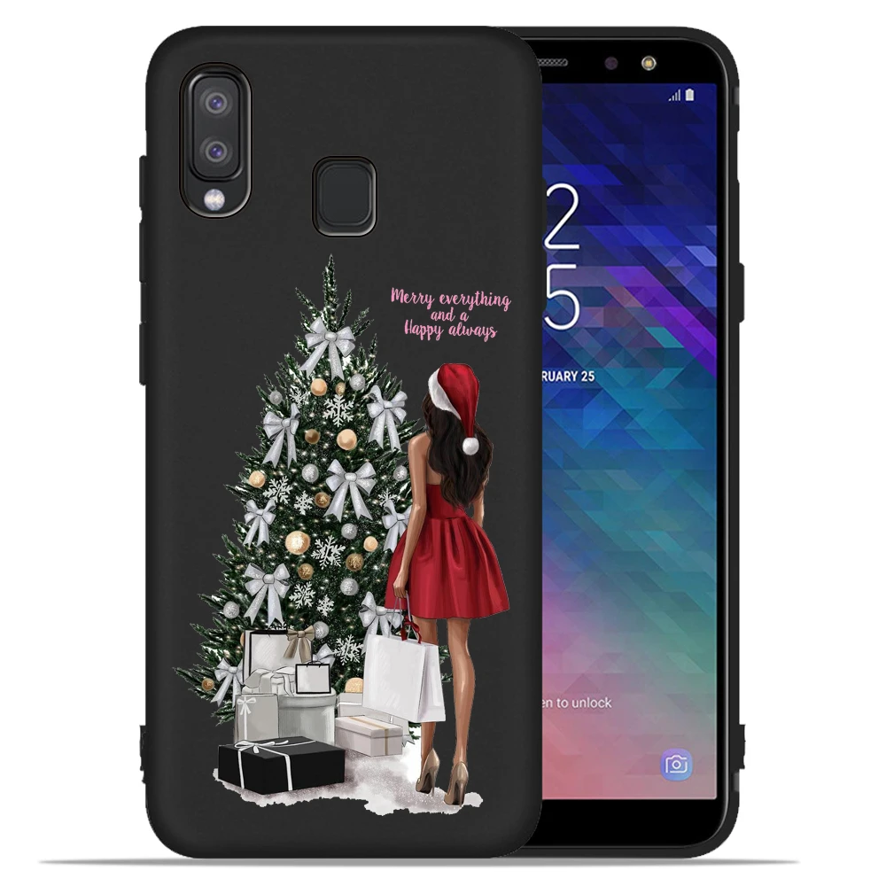 Рождественская роскошь Мода для девочек мягкий чехол для samsung Galaxy A50 A10 A20 A10E A20E A30 A40 A60 A70 M10 M20 M30 m40 Капа - Цвет: 04