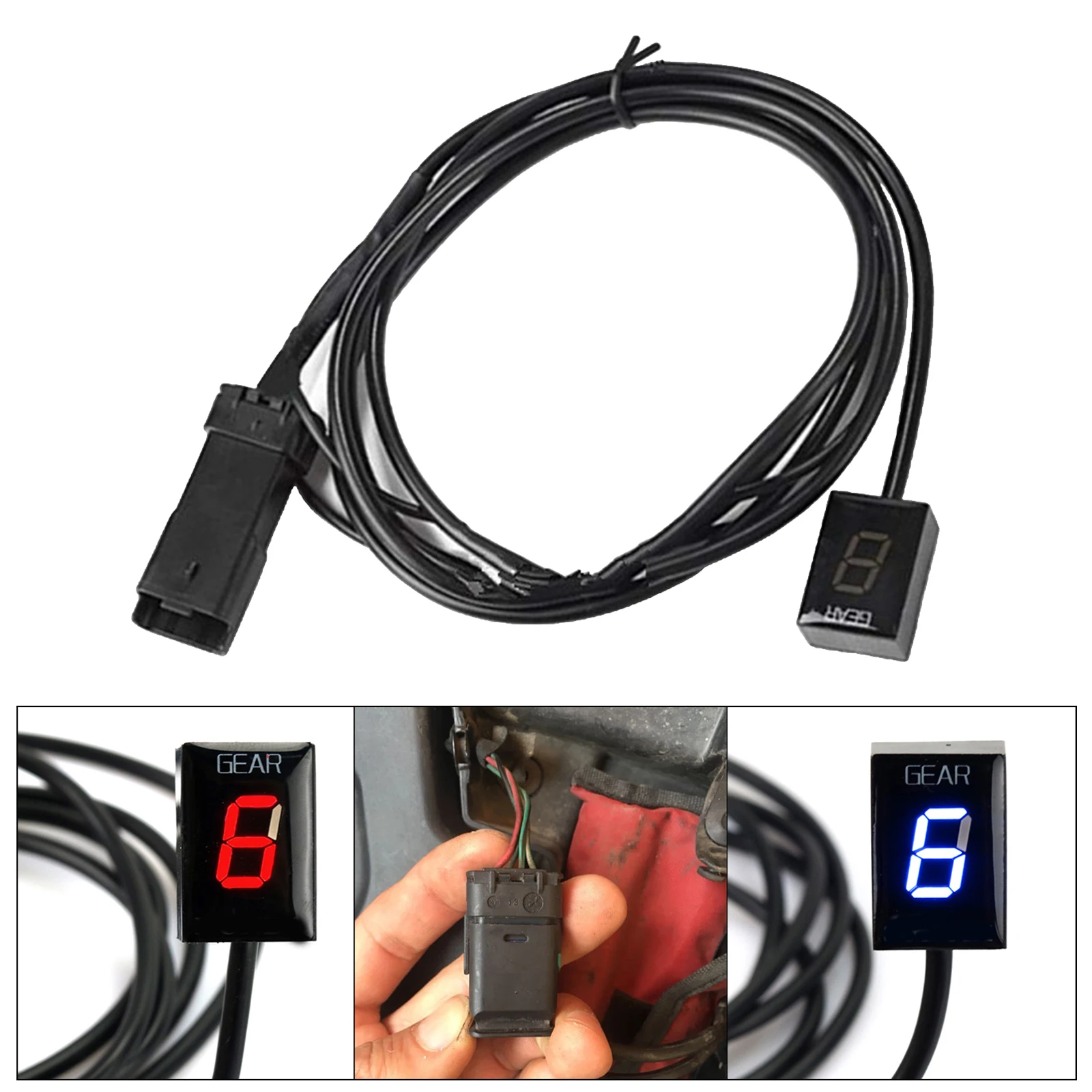 

Gear LED Display for DUCATI Motard 696 795 821 2014 Scrambler 800 2018 Desmosedici 2019 Superbike 1198