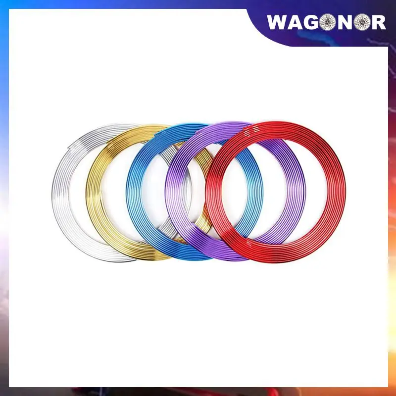 

8M/Decorative Protective Tape Rolling-type Car Bumper Molding Wheel Line Tire Outer Edge Protection Ring Car-Styling Accessories