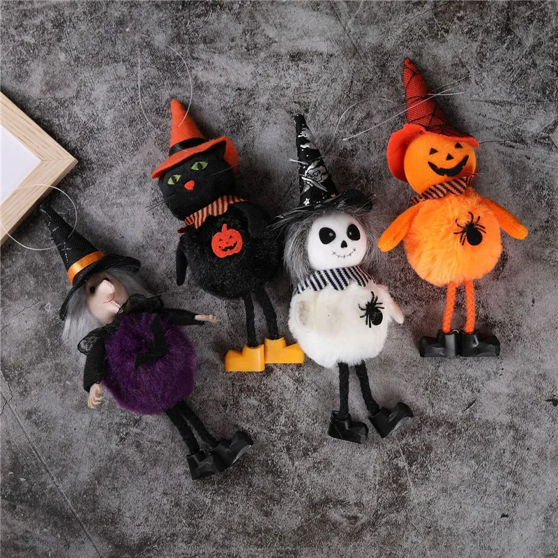 

Halloween Pendant Ghost Festival Bar Pumpkin Witch Ornaments Broom Haunted House Decoration Props KTV Halloween Ornament