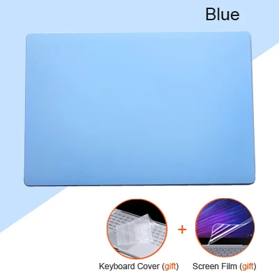 Чехол для Xiaomi Mi Book Air 12,5 13,3, супер светильник, Жесткий Чехол для ноутбука funda Xiaomi Mi Air 12 13, чехол для клавиатуры+ пленка - Цвет: Blue