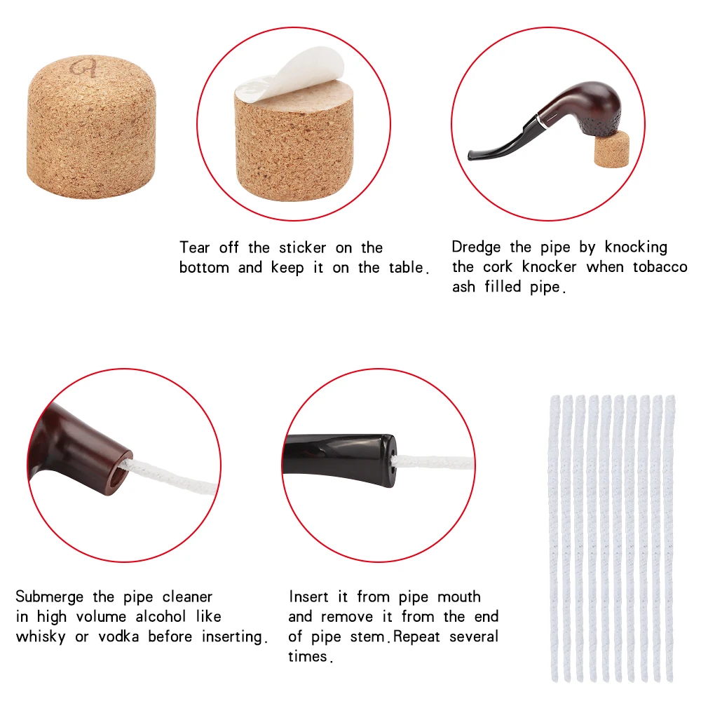 Набор трубок 503 смола табачная труба курительная трава чистящая Подарочная