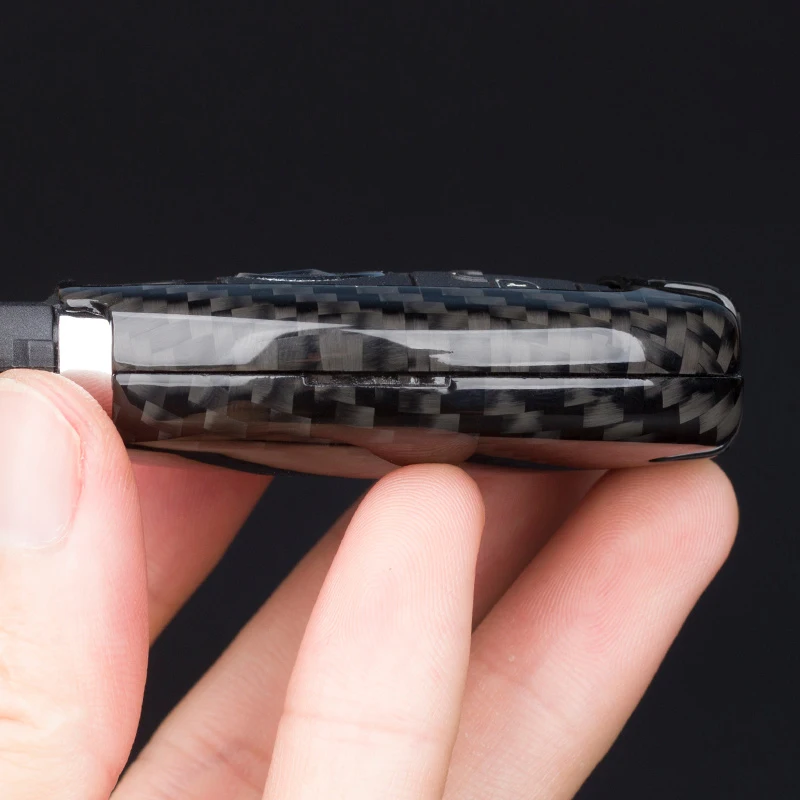 Чехол для автомобильных ключей из углеродного волокна Mercedes Benz W212 W177 W204 W205 GLC GLE GLS