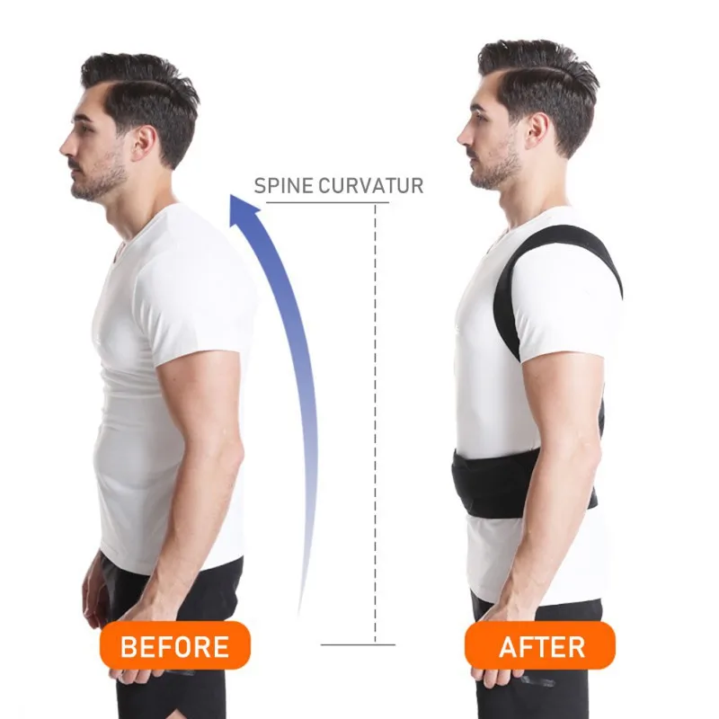 

Back Brace Posture Corrector For Adults And Children - Upper Back Straightener Posture Corrector Support