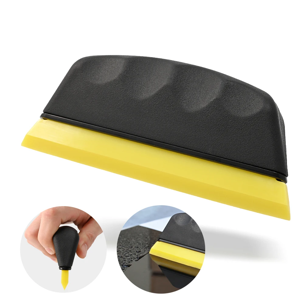 

EHDIS 16cm Wrapping Vinyl Rubber Scraper Glass Window Tint Film Snow Shovel Water Wiper Remover Squeegee Car Wash Cleaning Tool