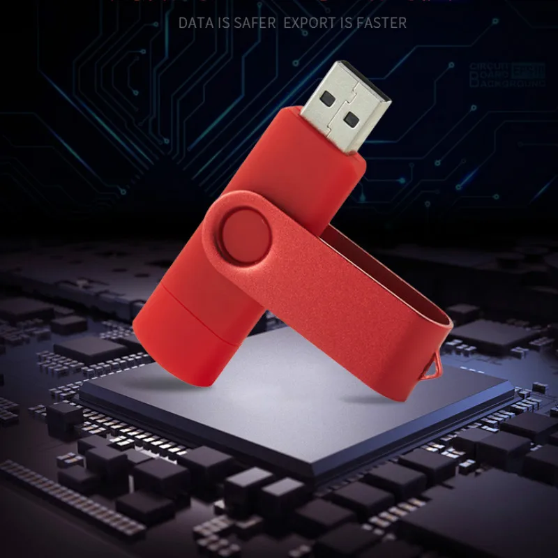 OTG USB флэш накопитель 64 ГБ 32 8 16 2 0 128g для смартфона Android с пользовательским