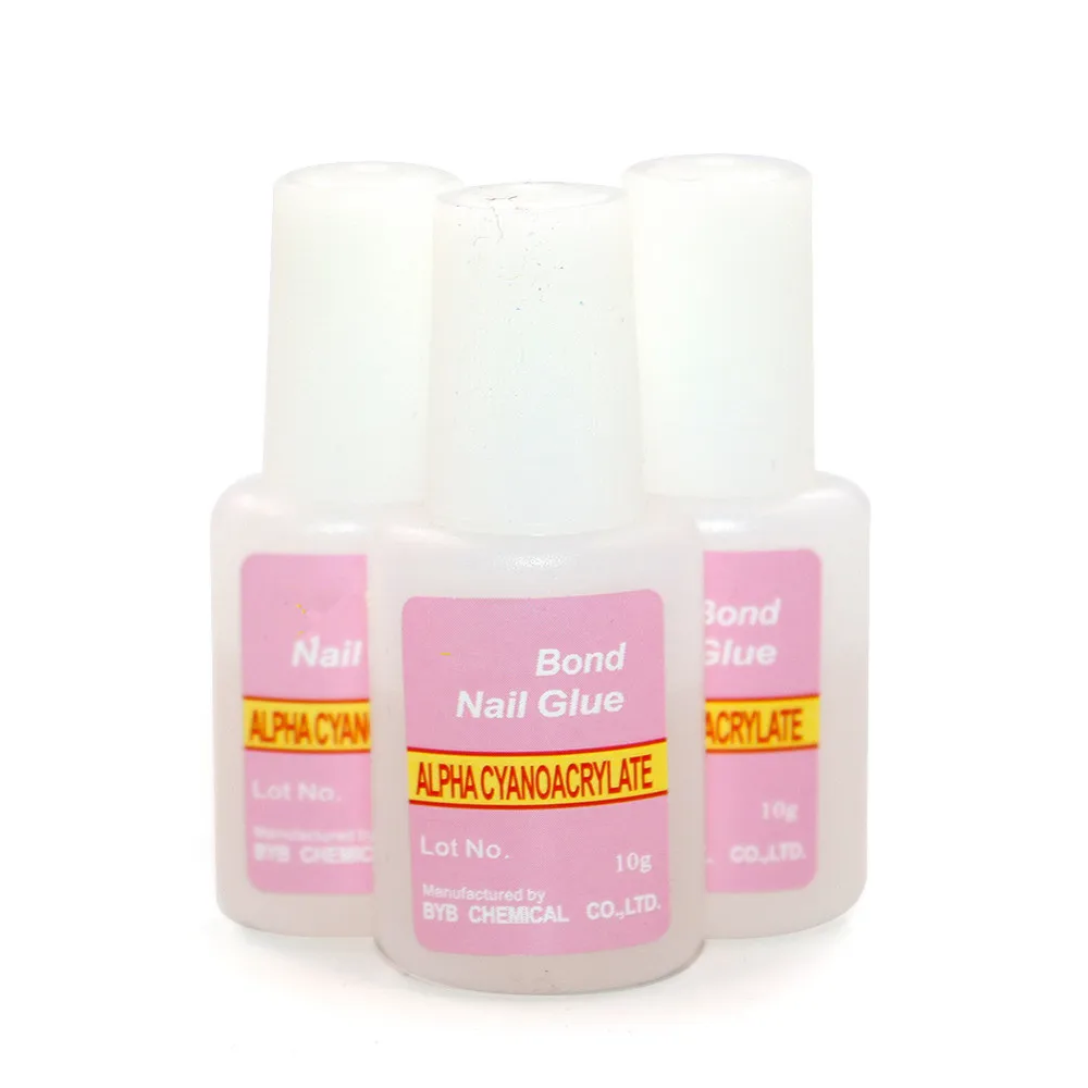 Низкая цена 10 г клей для ногтей с гелевой пастой накладные ногти блестящий УФ