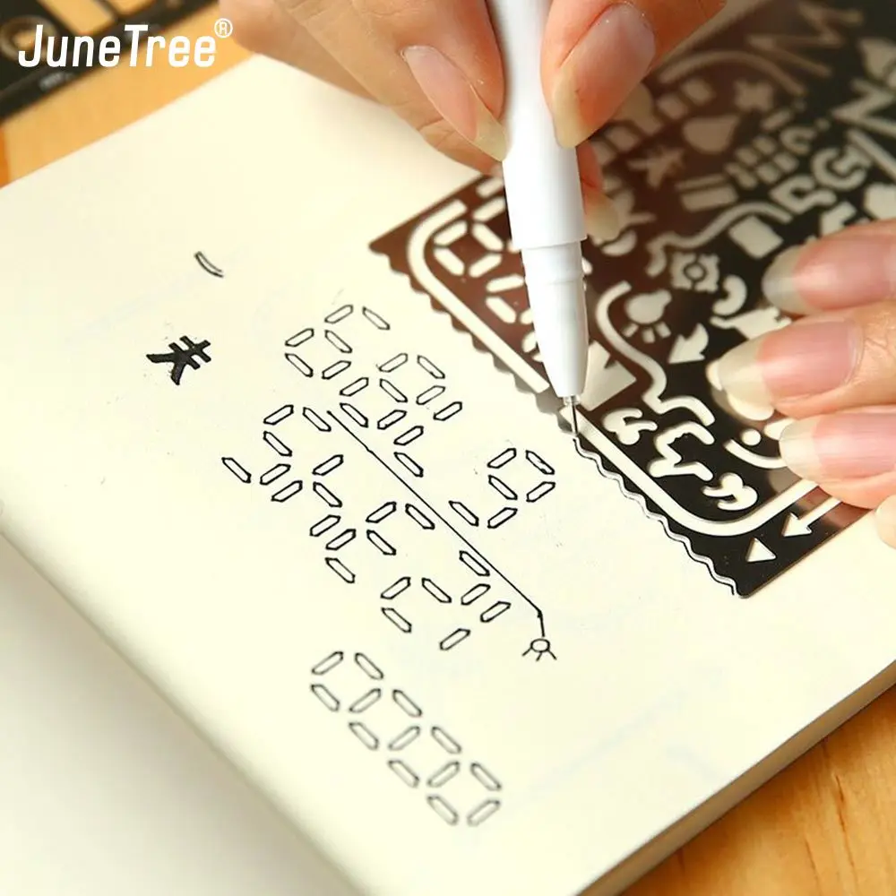 Пустая металлическая линейка для рукоделия шаблон рисования скрапбукинга