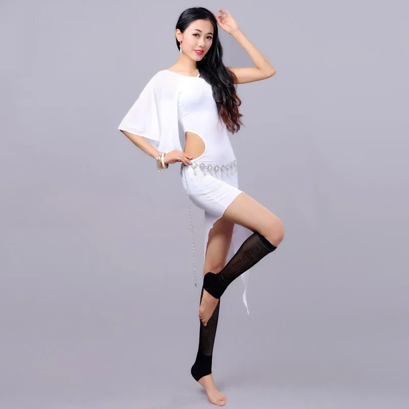 Белые индийские платья для женщин сексуальный костюм танца живота одежда