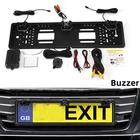 Новая рамка номерного знака европейского стандарта, камера заднего вида, автомобильные аксессуары, 4 фотокамеры с реверсивной радарной системой, датчик парковки