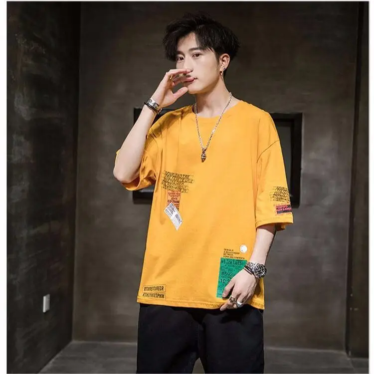 

Man's T-shirt Men Oversized Cotton Hip Hop Nice Japanese Streetwear Harajuku Tshirt Men's T-shirt Print T Shirt Men
