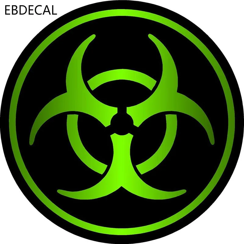 Ebdeckle ZOMBIE Bio Hazard наклейка Ретро-Светоотражающая для Авто/бампера/окна/стены