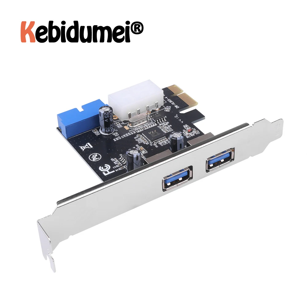 Usb адаптер 3 0 PCI E карты расширения внешний 2 порта USB3.0 концентратор внутренний 20