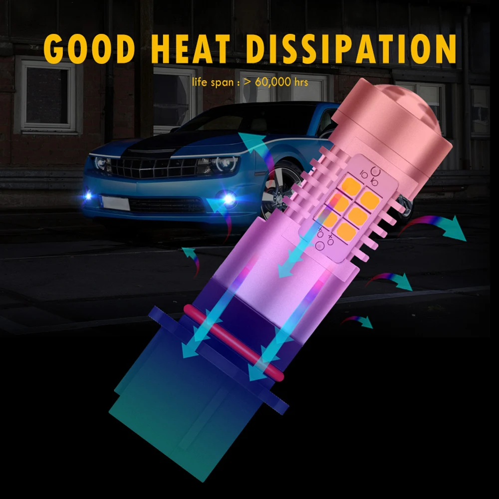 Светодиодсветодиодный дневные ходовые огни Canbus P13W белые без ошибок 2 шт. для Mazda CX5