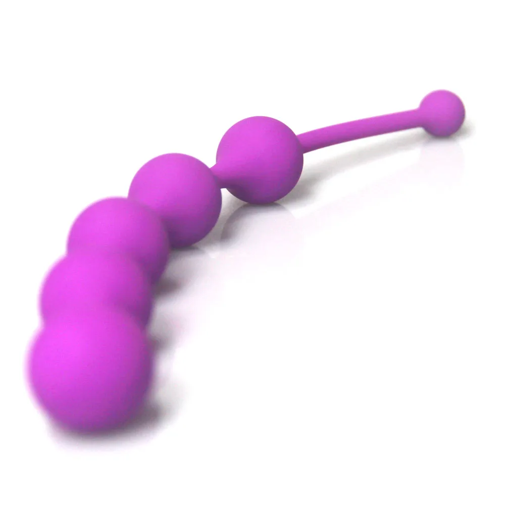 Анальная пробка candiway с бисером анальные секс игрушки бусины на цепочке для