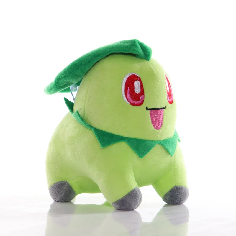 

17cm Cartoon Chikorita Plush Toys Cute Chikorita Plush Toy Anime Soft Stuffed Toys Doll Gifts for Children Kids