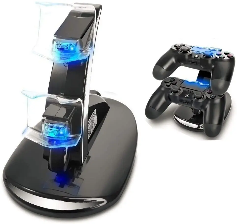 Зарядная док-станция для контроллера PS4 Slim / Pro зарядная со светодиодной