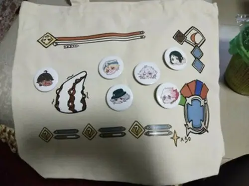 FGO Fate/Grand Order Chulainn Merlin Barbatos Canvas Bag Handbag Mini Badge wallet phone mobile key belt new gift hot limited | Украшения и