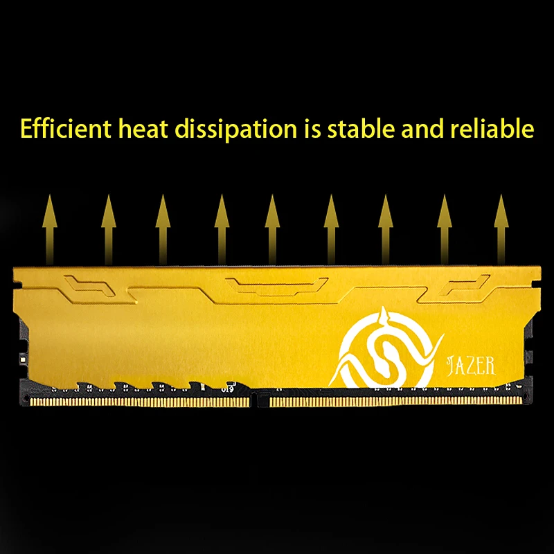 

JUHOR PC Memory DDR4 8GB 3200MHz 1.35V 288 Pin PC Computer Desktop Module Ram Heat Sink Memory Stick Support XMP2.0