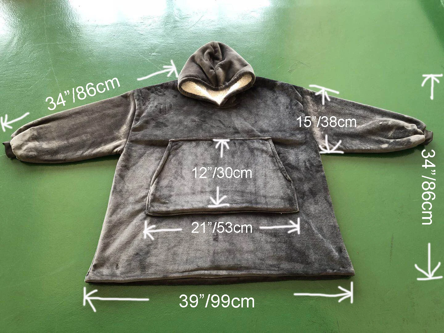 

Winter Thick Comfy TV Blanket Sweatshirt Warm Solid Hooded Blanket Adults and Children Fleece Weighted Blankets for Beds Travel